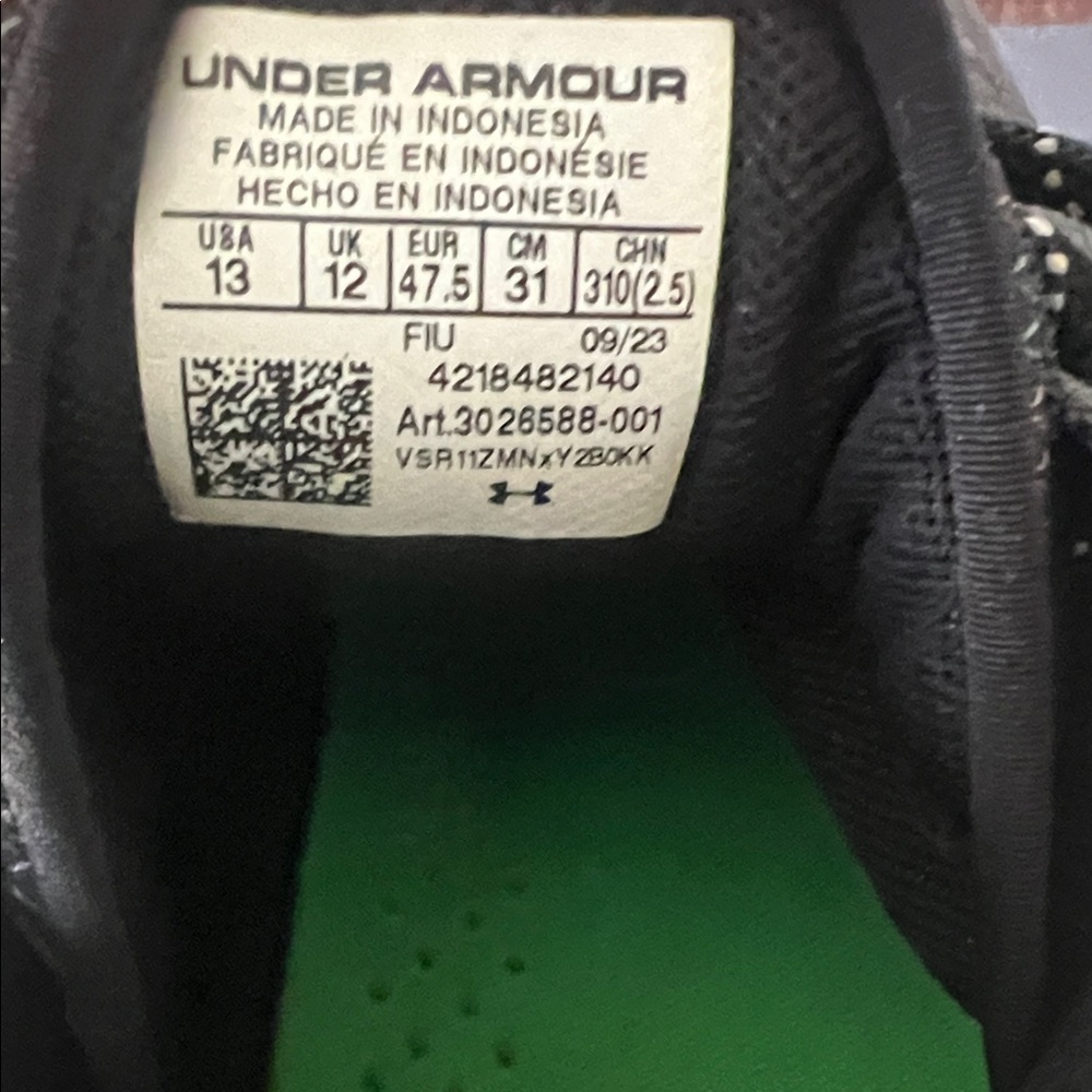 UA Men's size 13 BH Hovr hybrid+ baseball cleats never worn NWOT